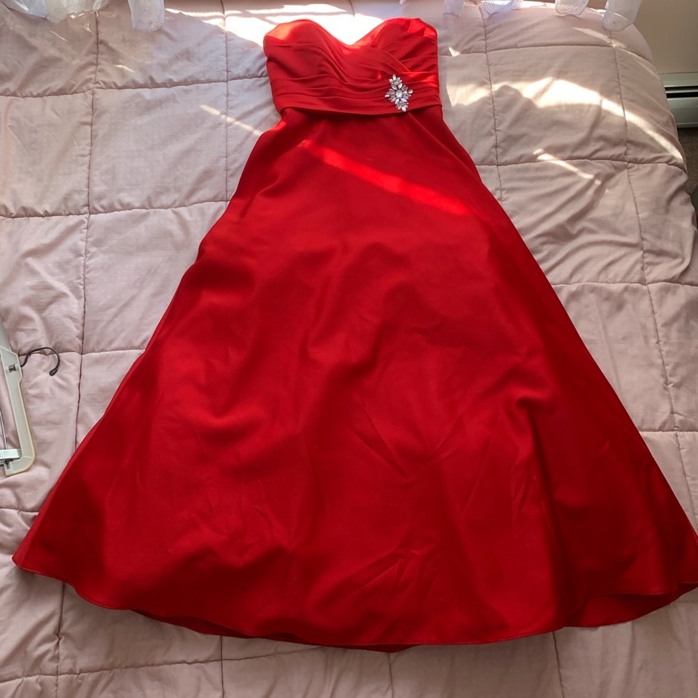 Long Red Dress